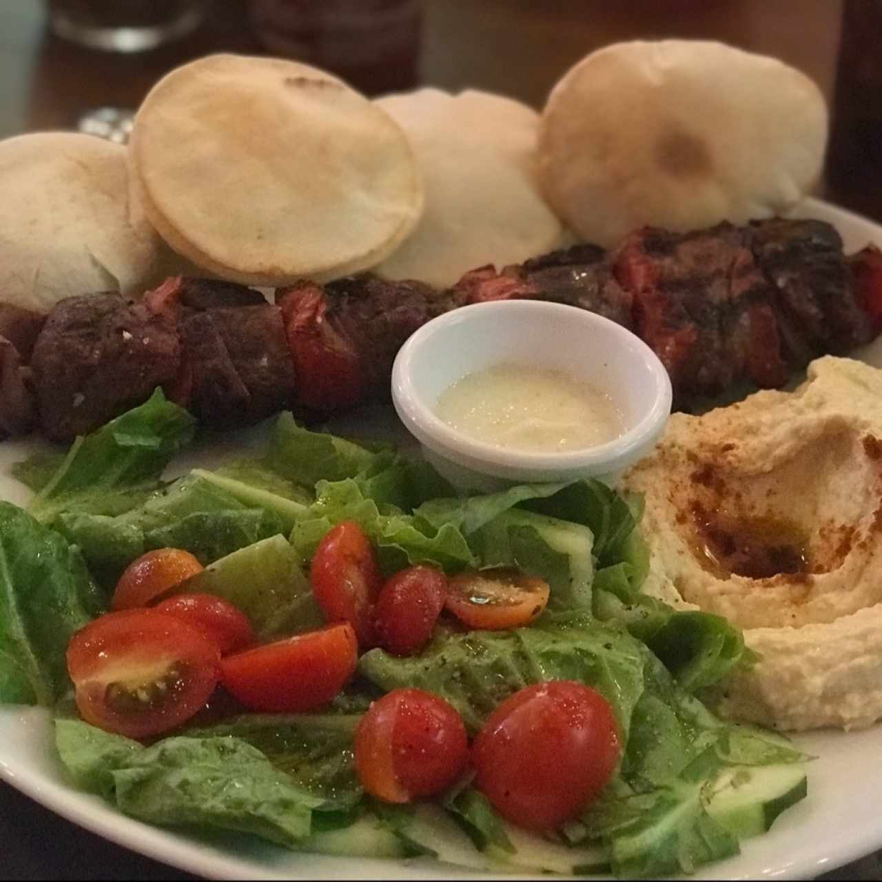 Brochetas de carne 