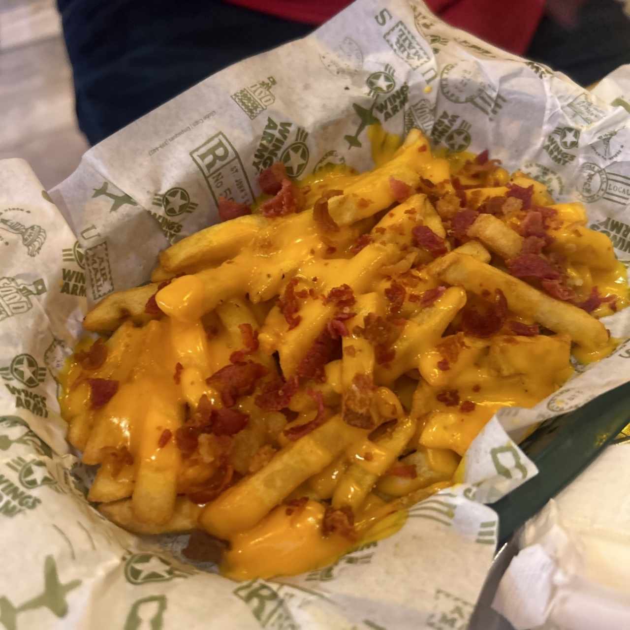 Entradas - Bacon sheese fries