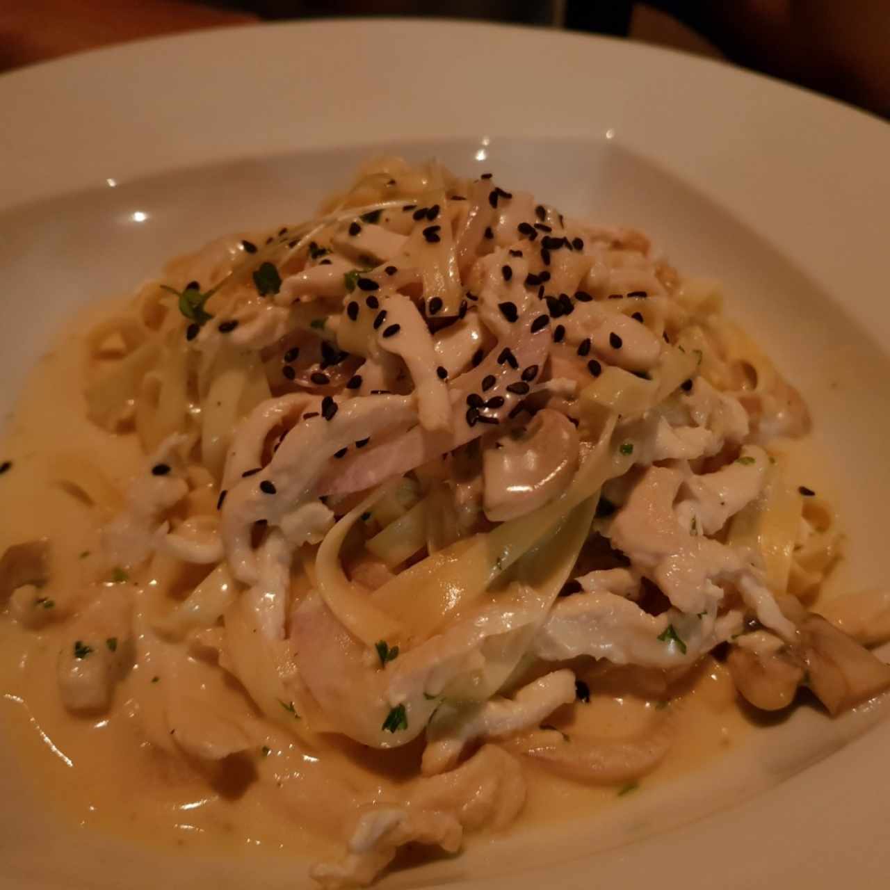 Linguini con Pollo