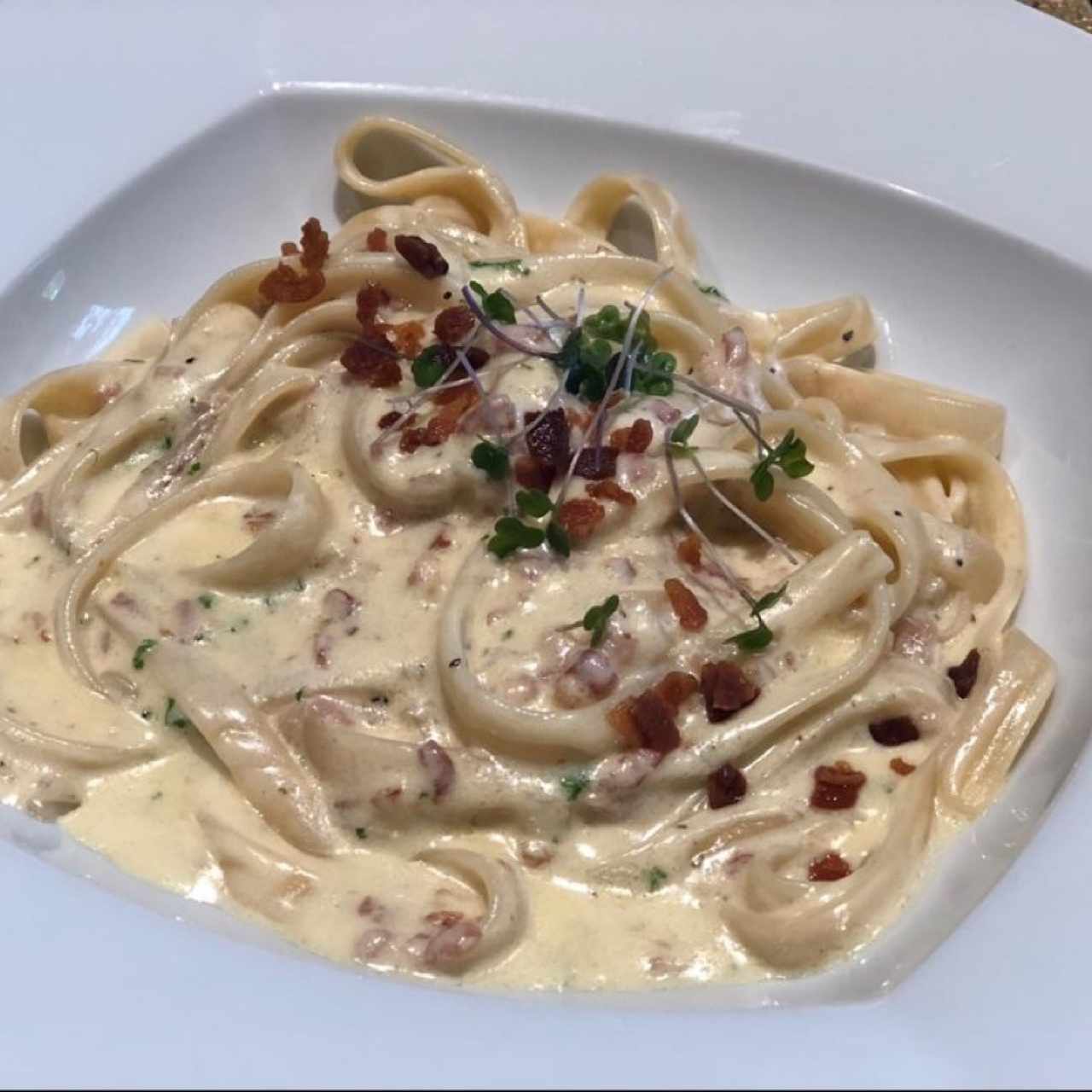 fetuchini carbonara 