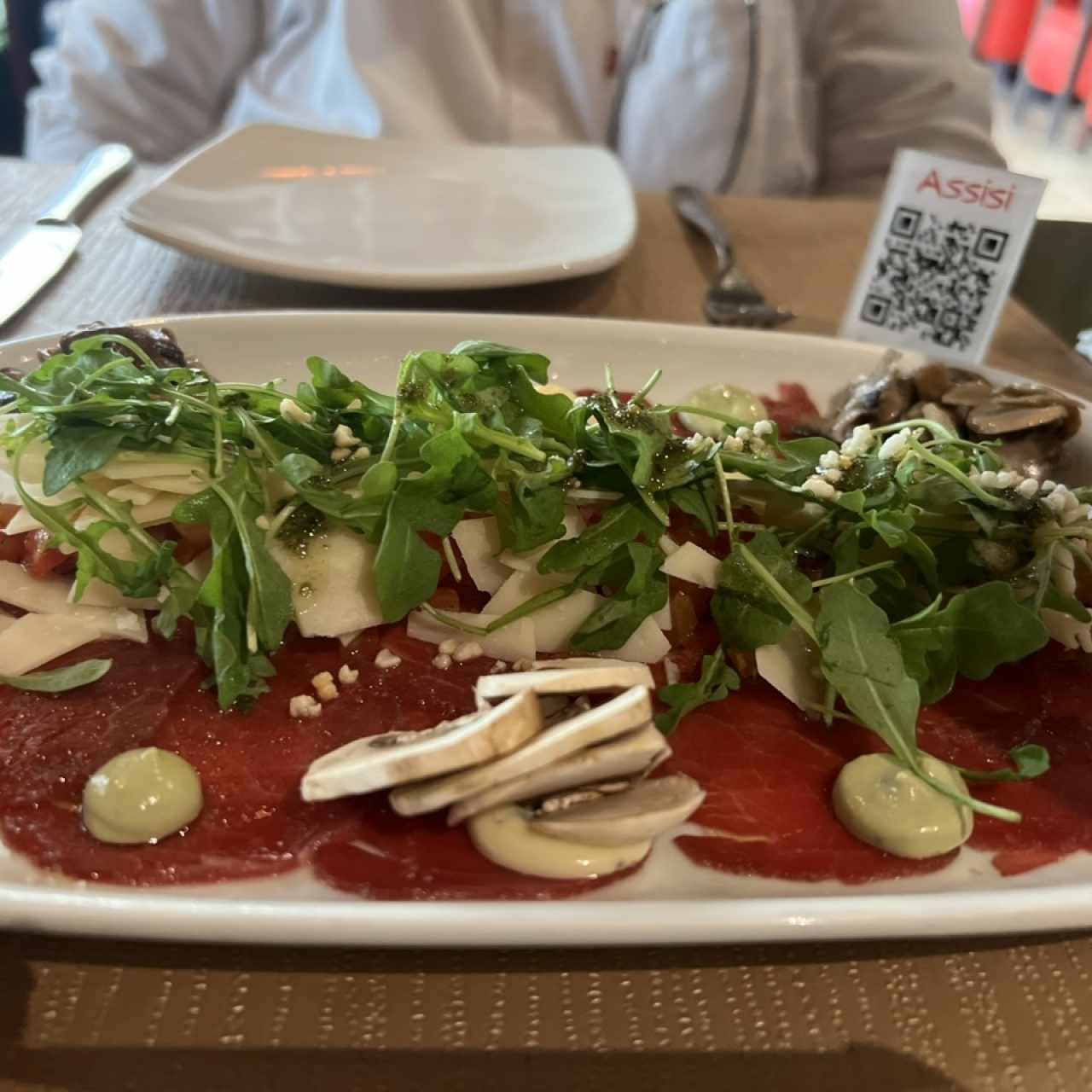 Muy rico el Carpaccio