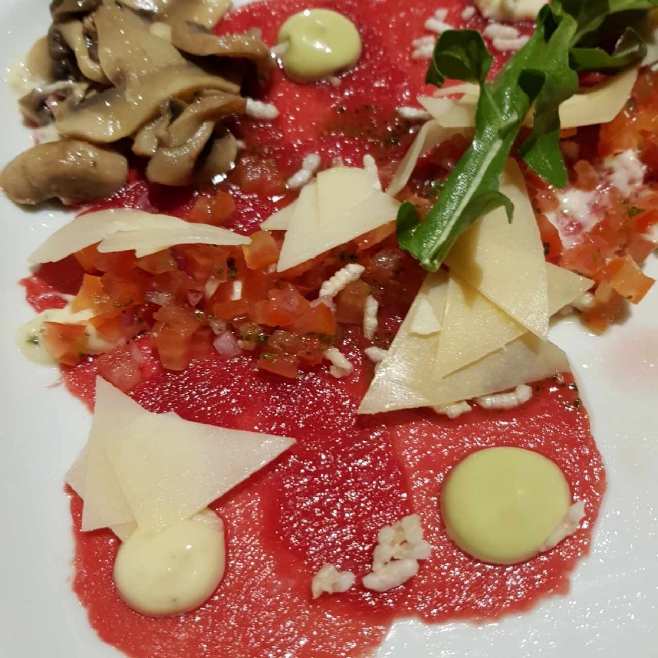 Carpaccio di manzo o filete