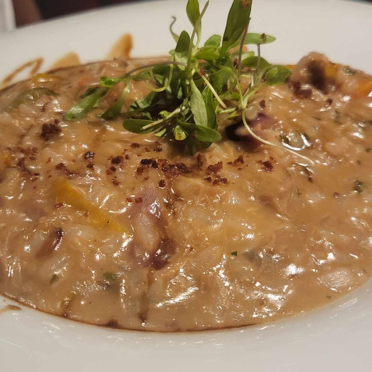 risotto de cochinillo