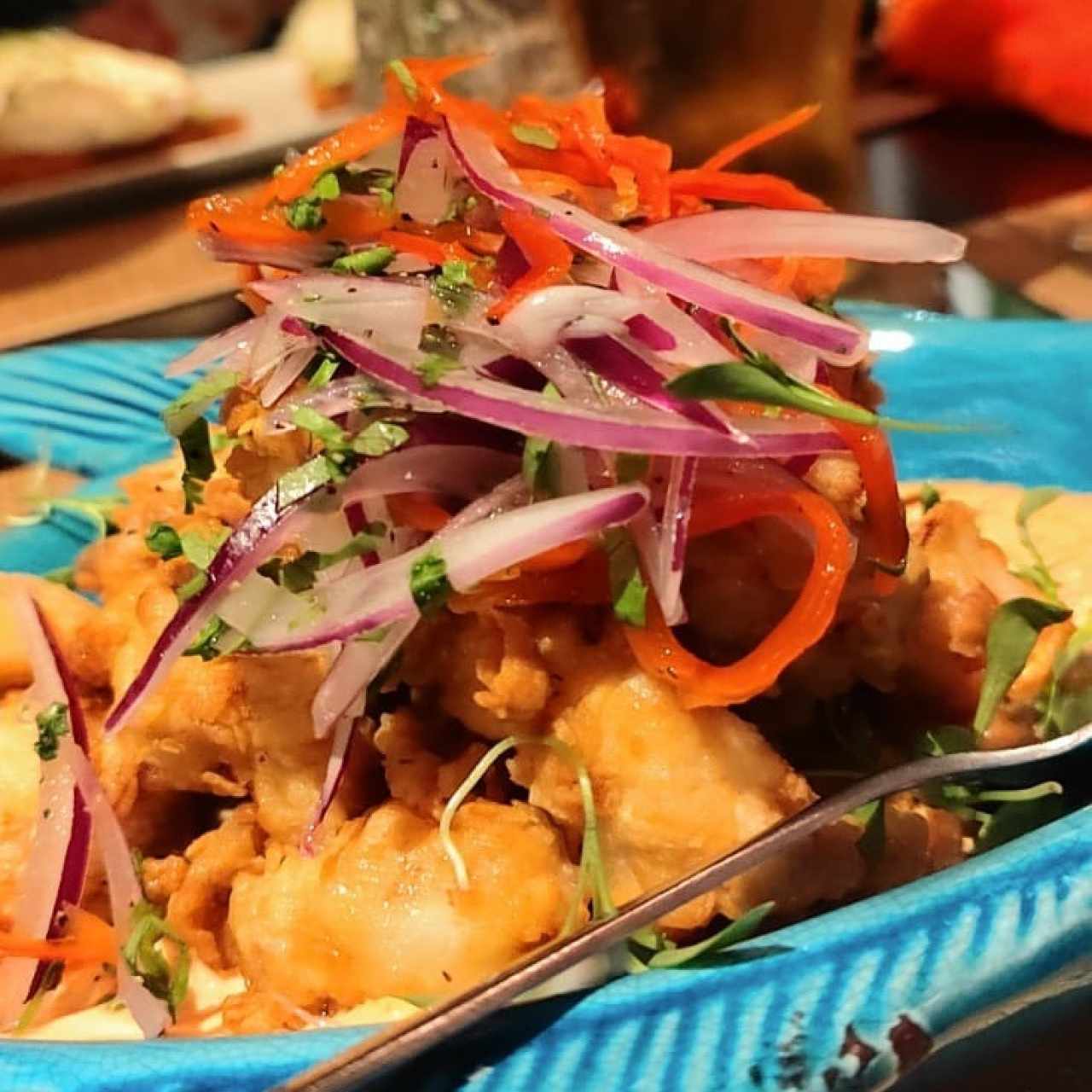 Ceviche al Chicharrón