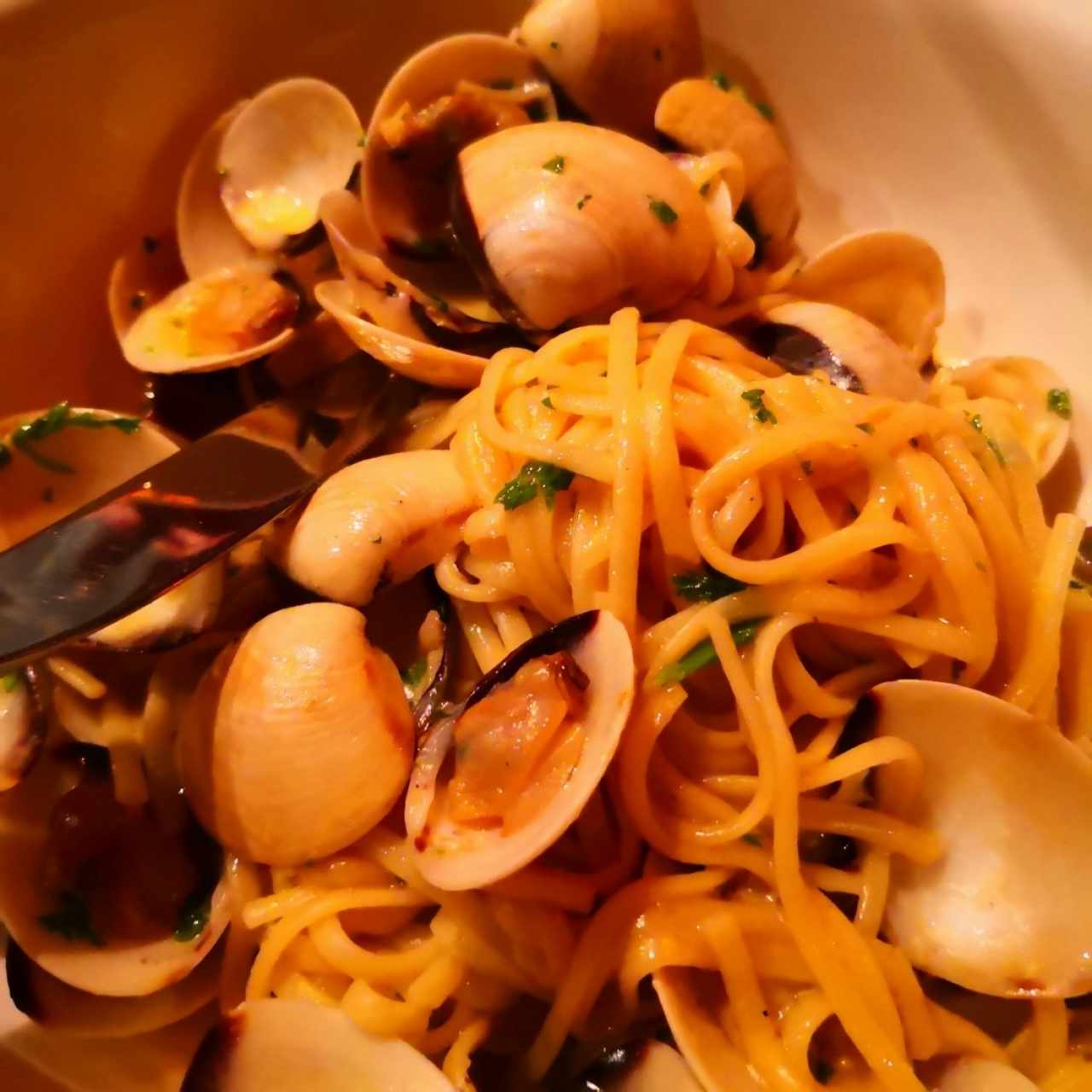 pasta a la vongole 