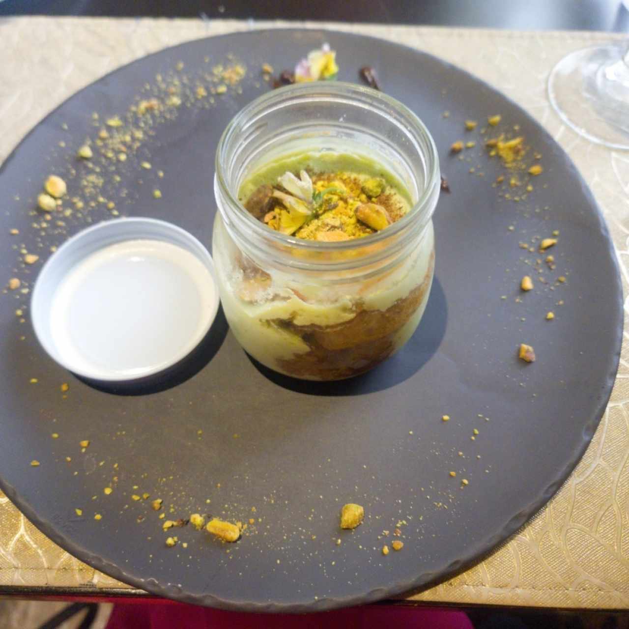 Tiramisu de pistacho