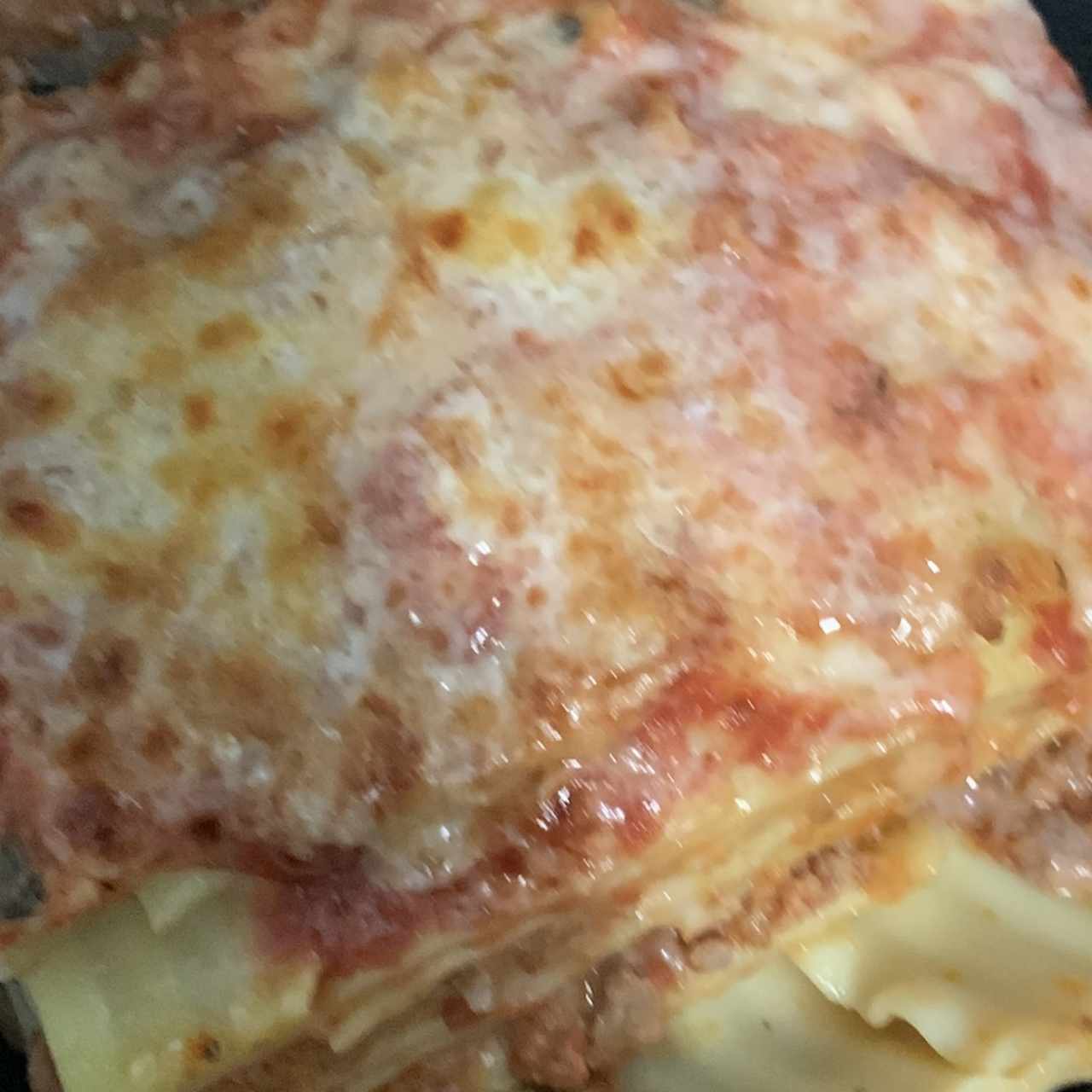 Lasagña de carne molida