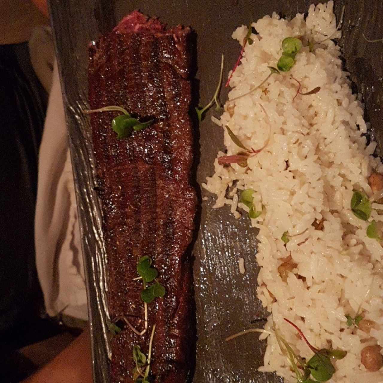 entraña al grill