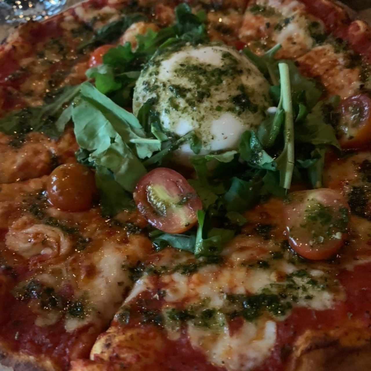 Pizza burrata