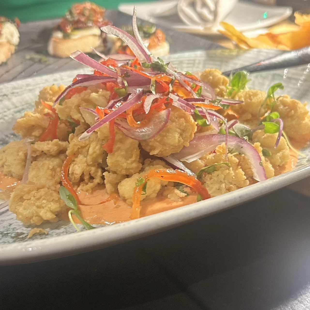 Entradas - Ceviche Al Chicharrón