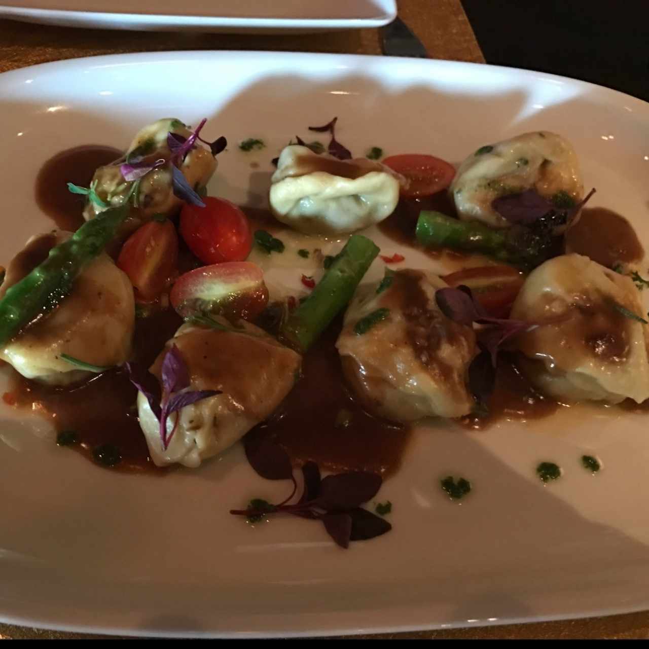 Tortelloni de cordero al perfume de romero