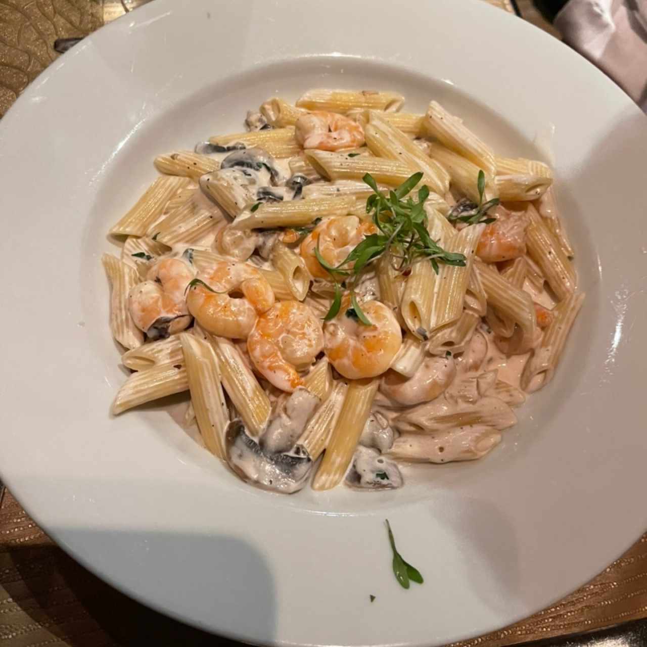 Pasta de camarones