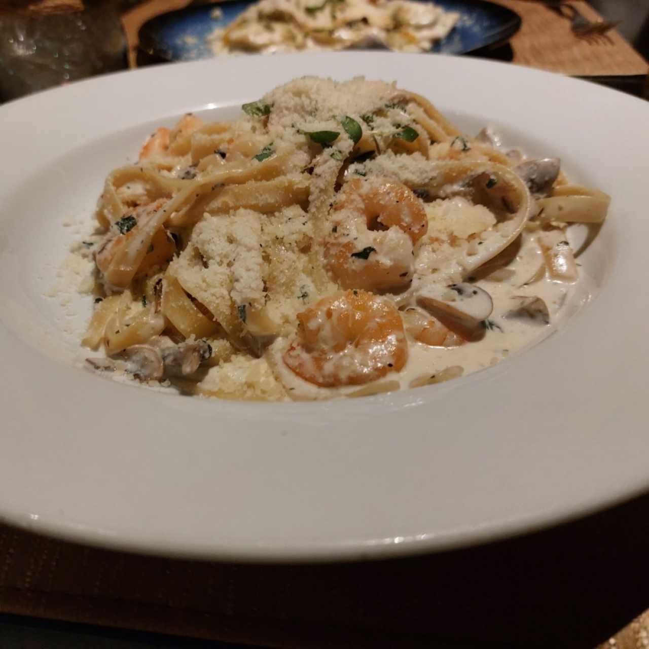 Pasta de camarones 