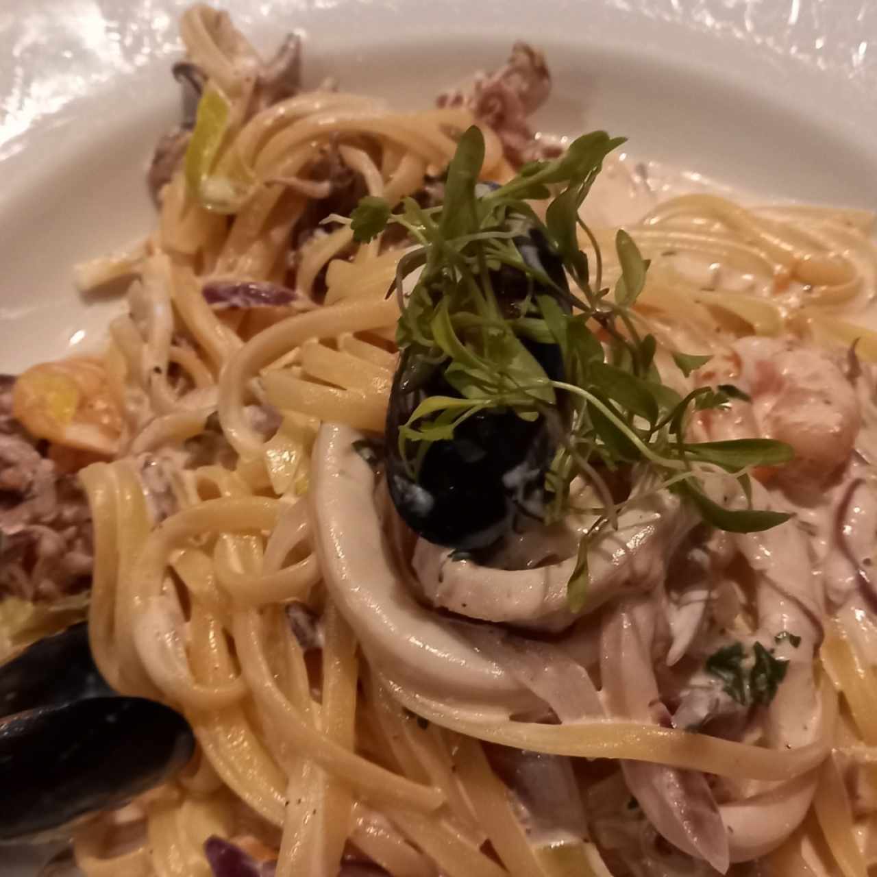 Frutti di mare a la crema