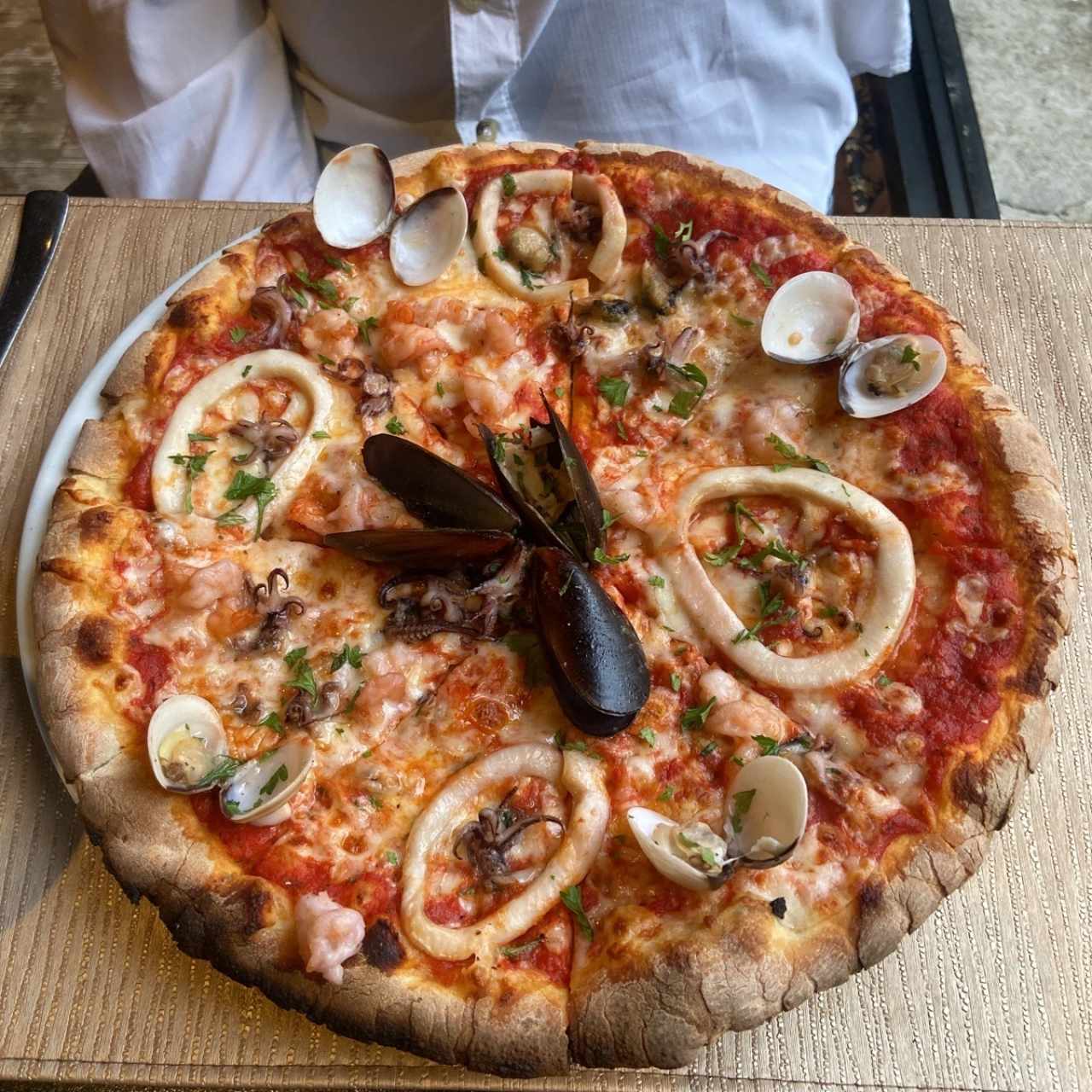 Pizza frutti di mare 