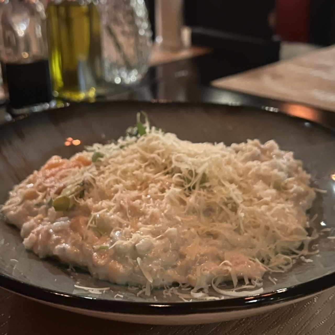 Risotto de salmón 