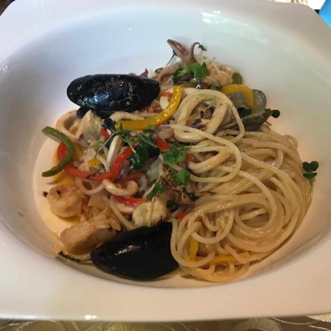 Espagueti Fruti Di Mare 