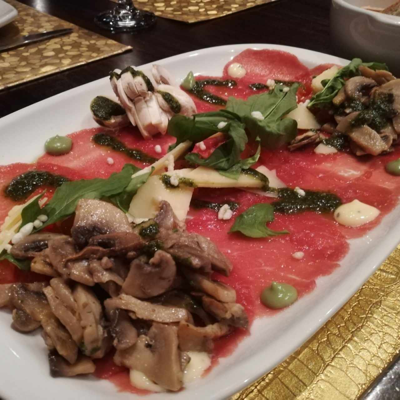 carpaccio di manzo