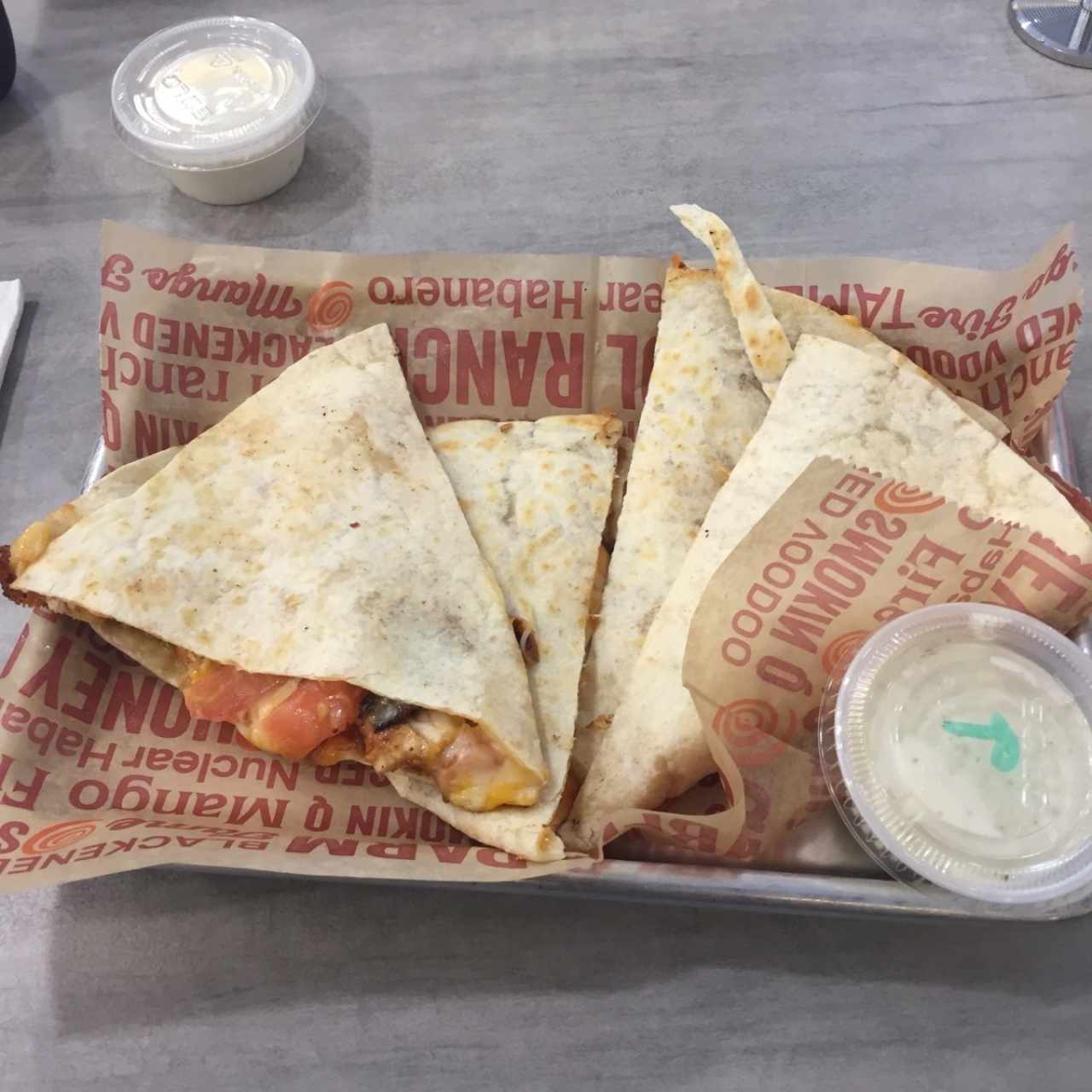 quesadillas