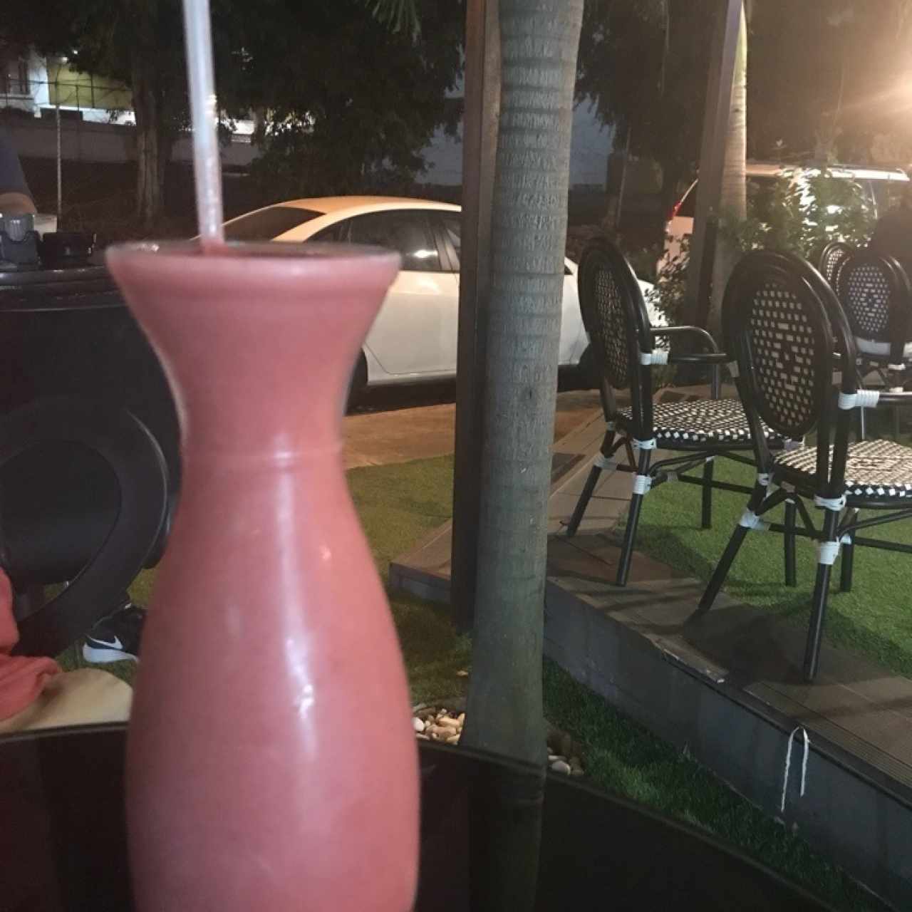 Batido de fresa y guineo