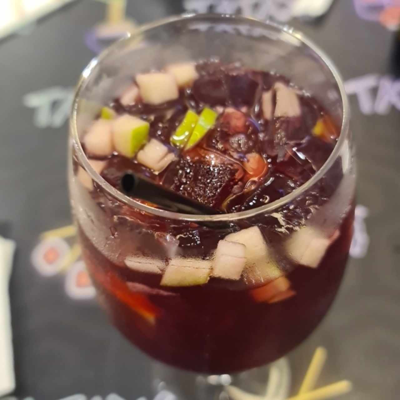 una excelente sangria, buena y refrescante 