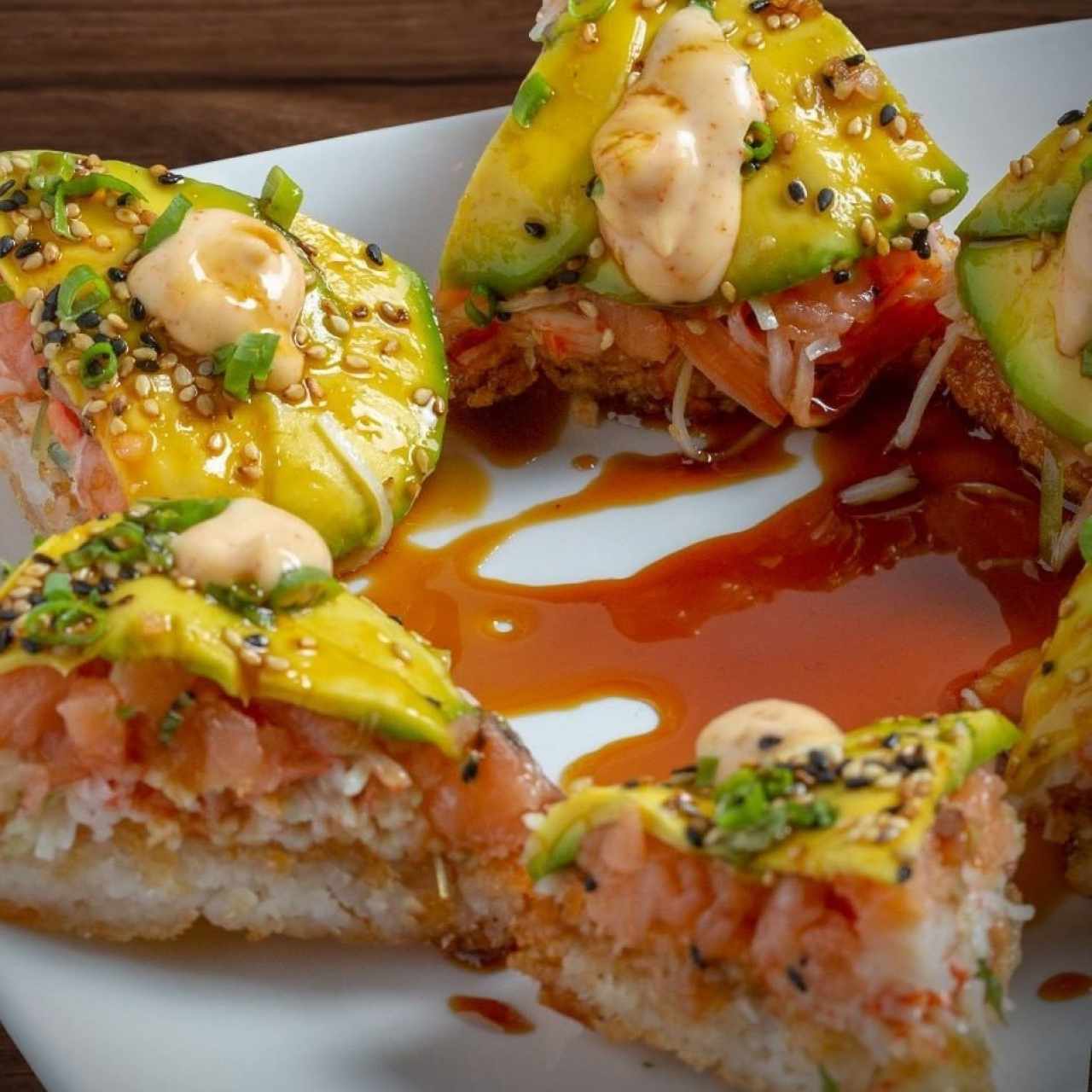 Sushi Pizza Salmón