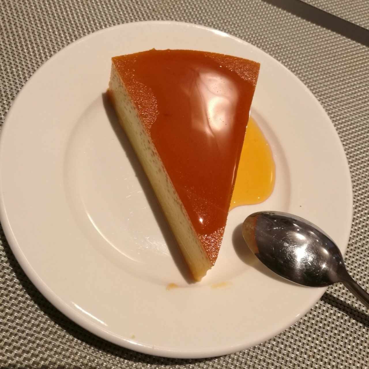 rico flan de postre