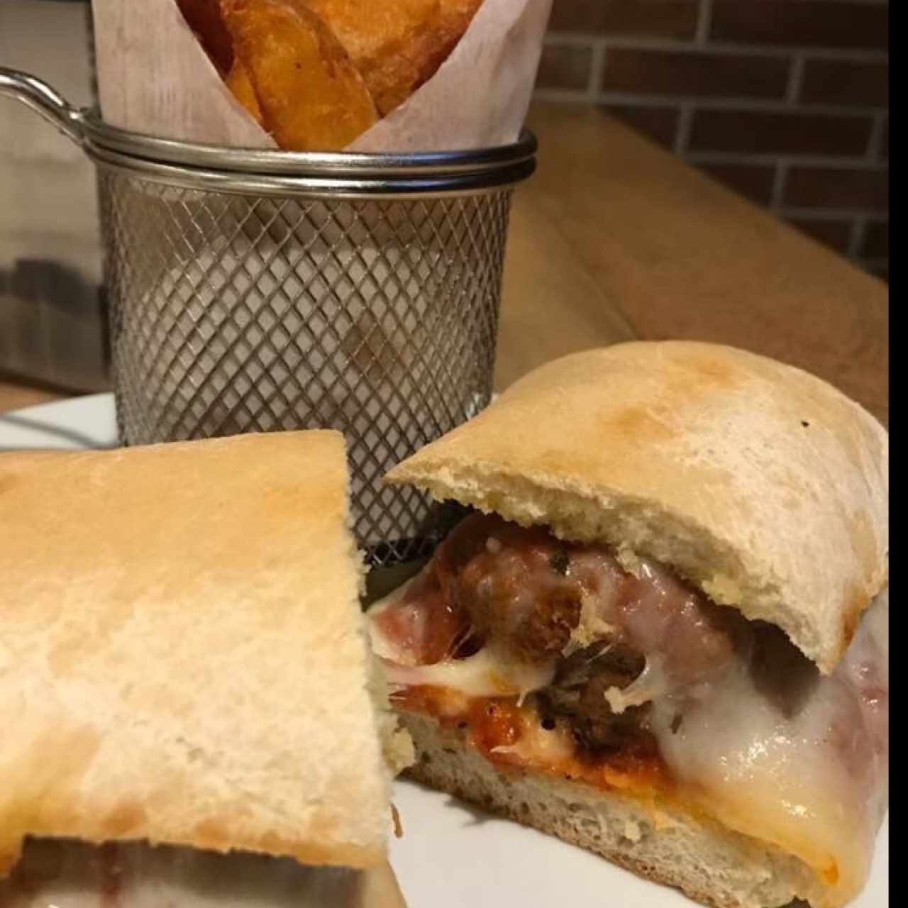 meat balls sandwich