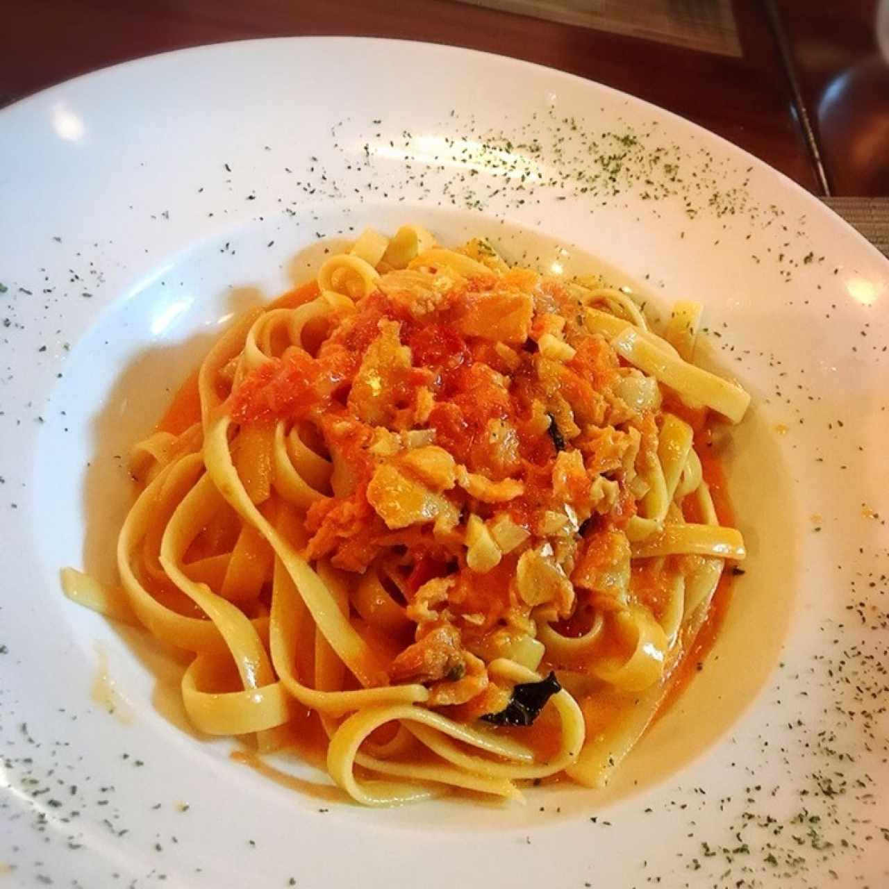 pasta salmon