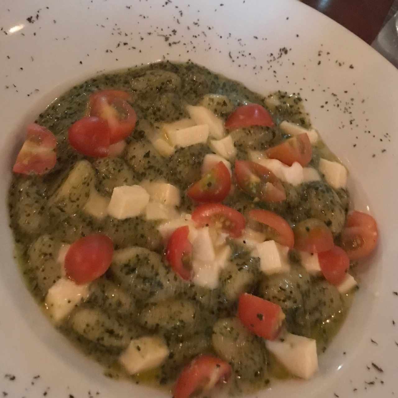 gnocchi con pesto👌