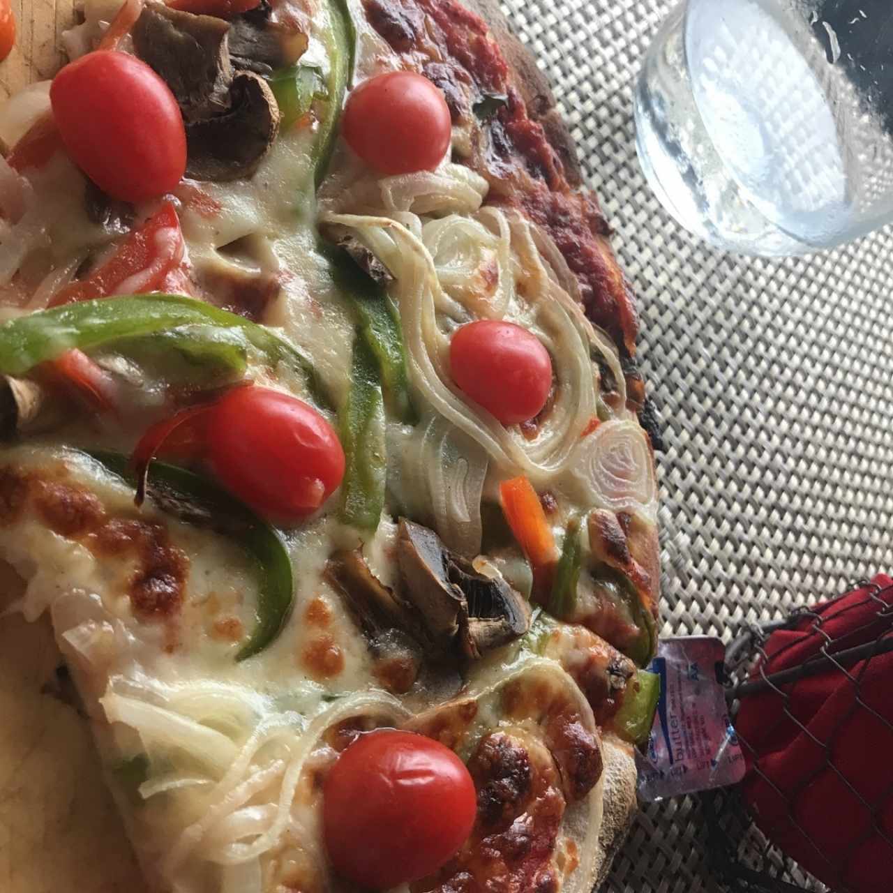 pizza de vegetales