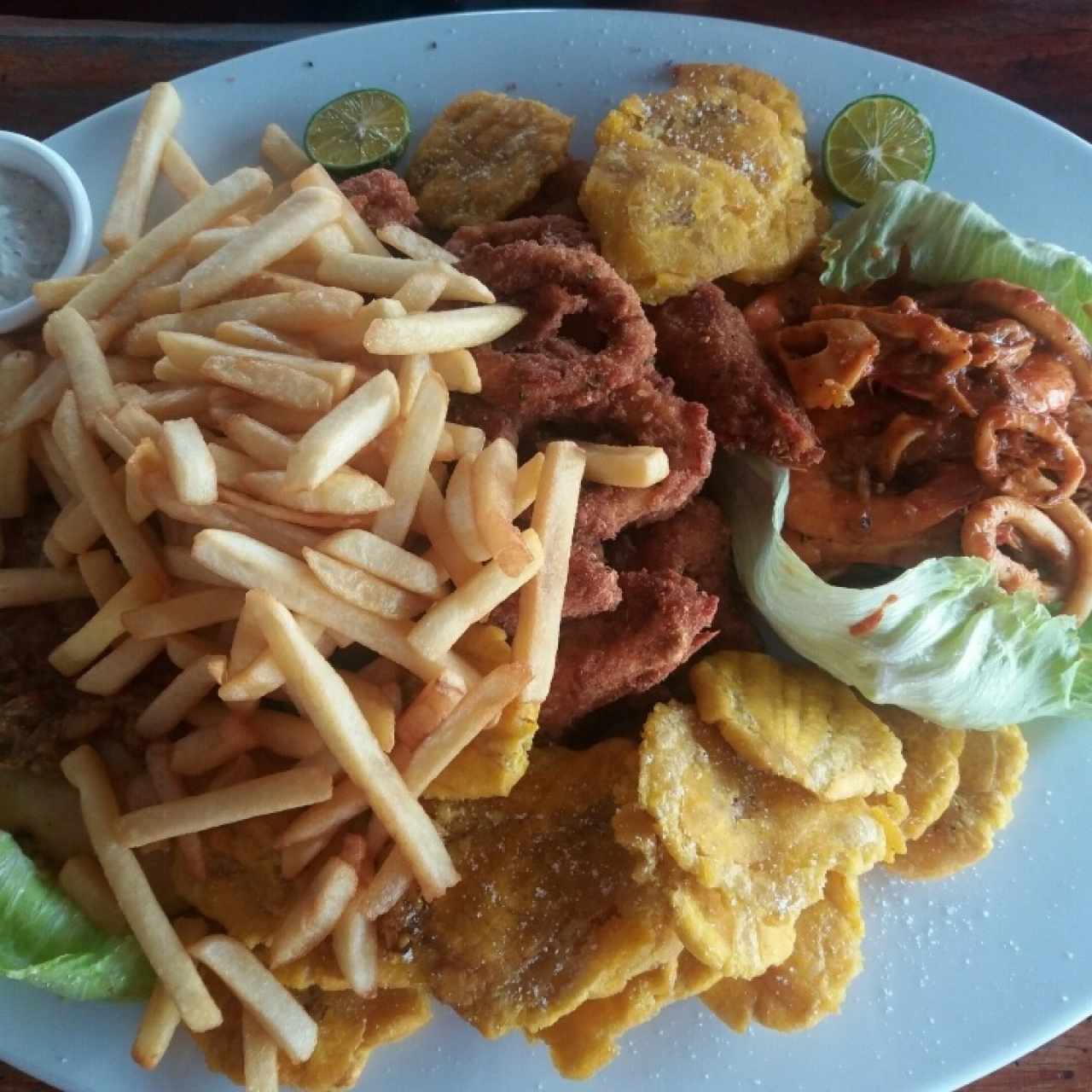 Picada de mariscos