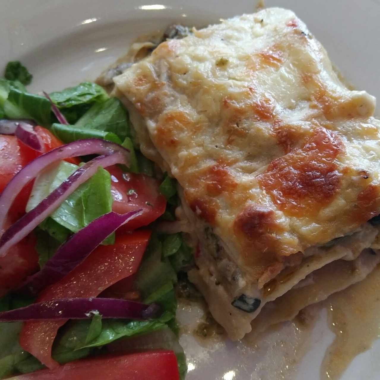 Lasagana Vegetariana. Menu Ejecutivo