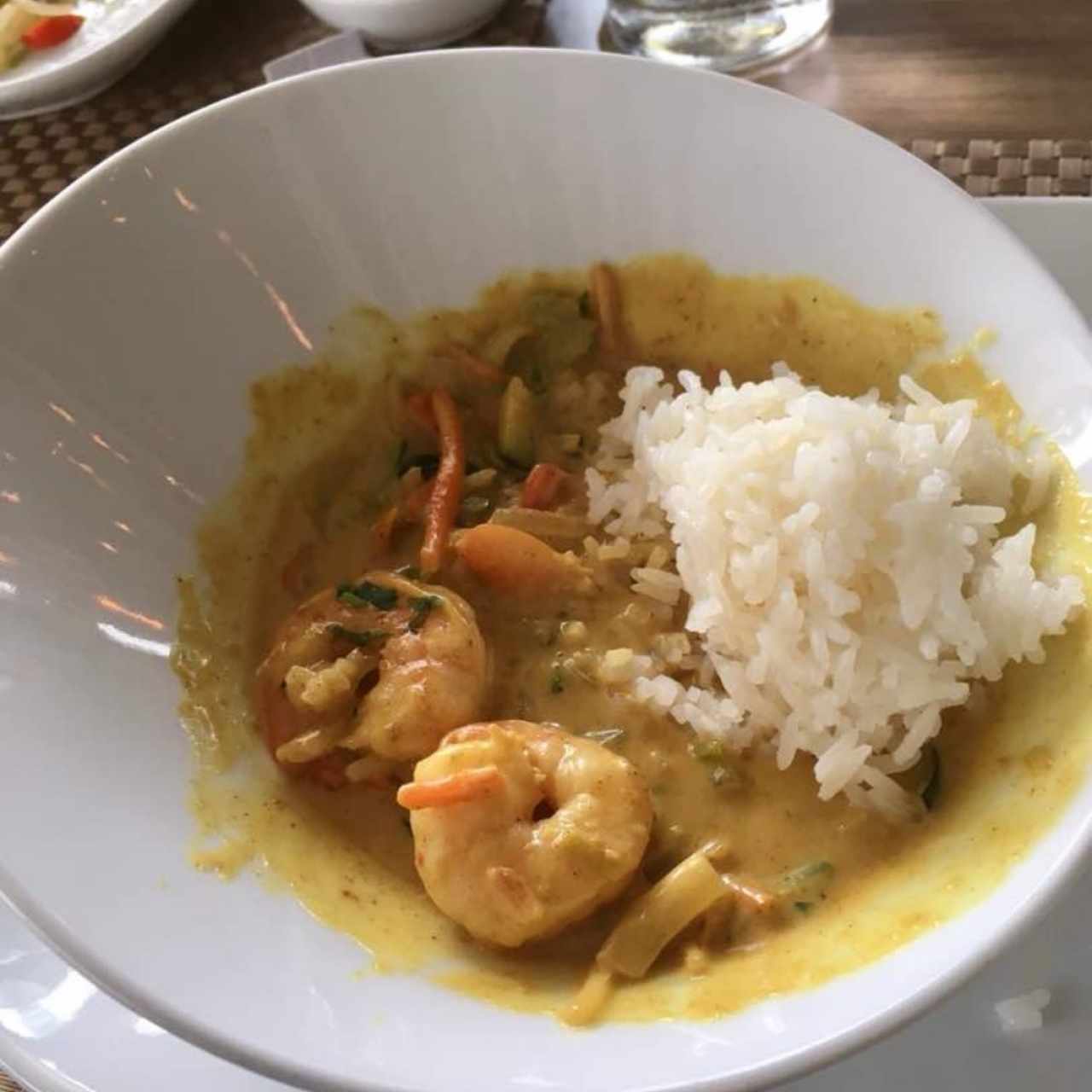 camarones al curry