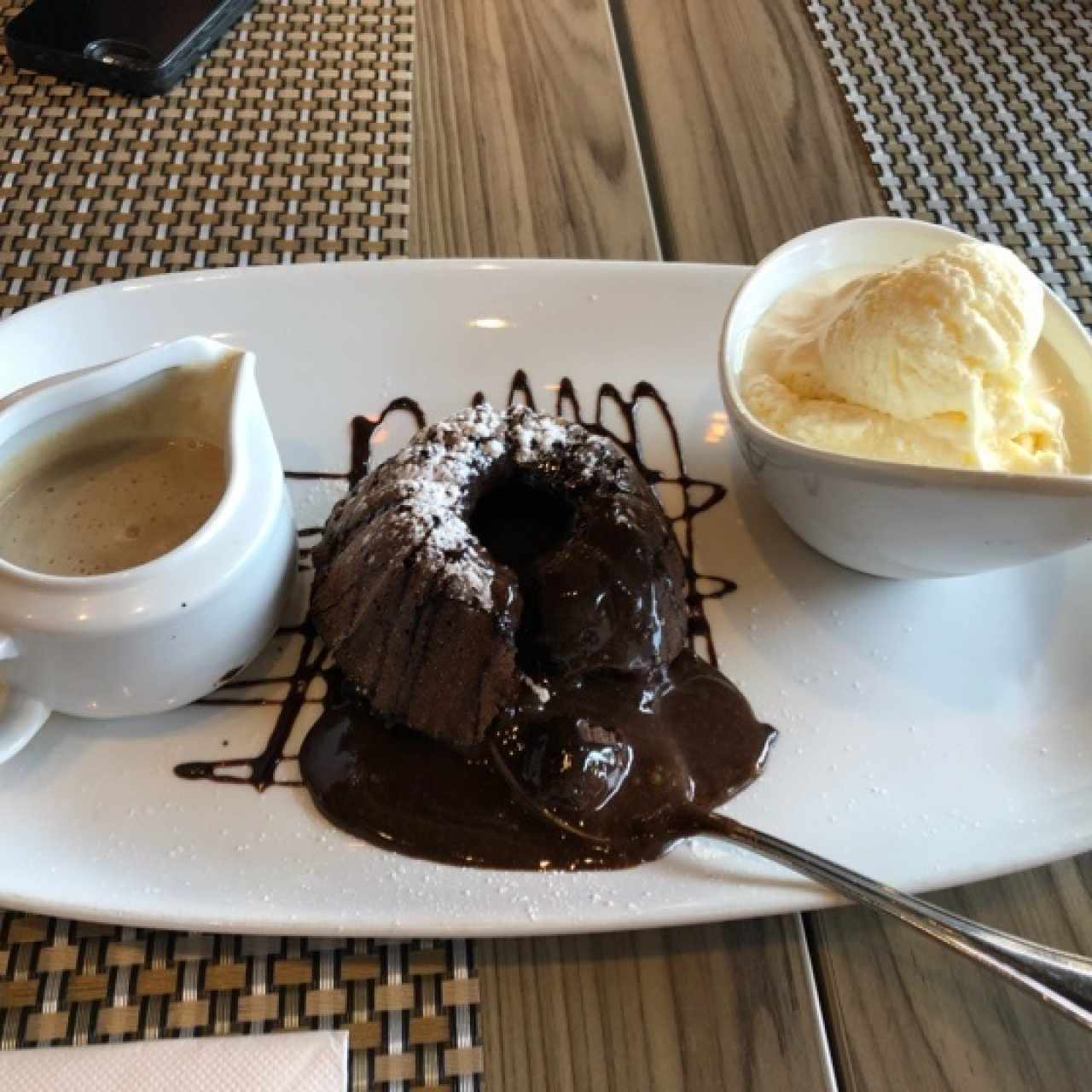 volcan de chocolate