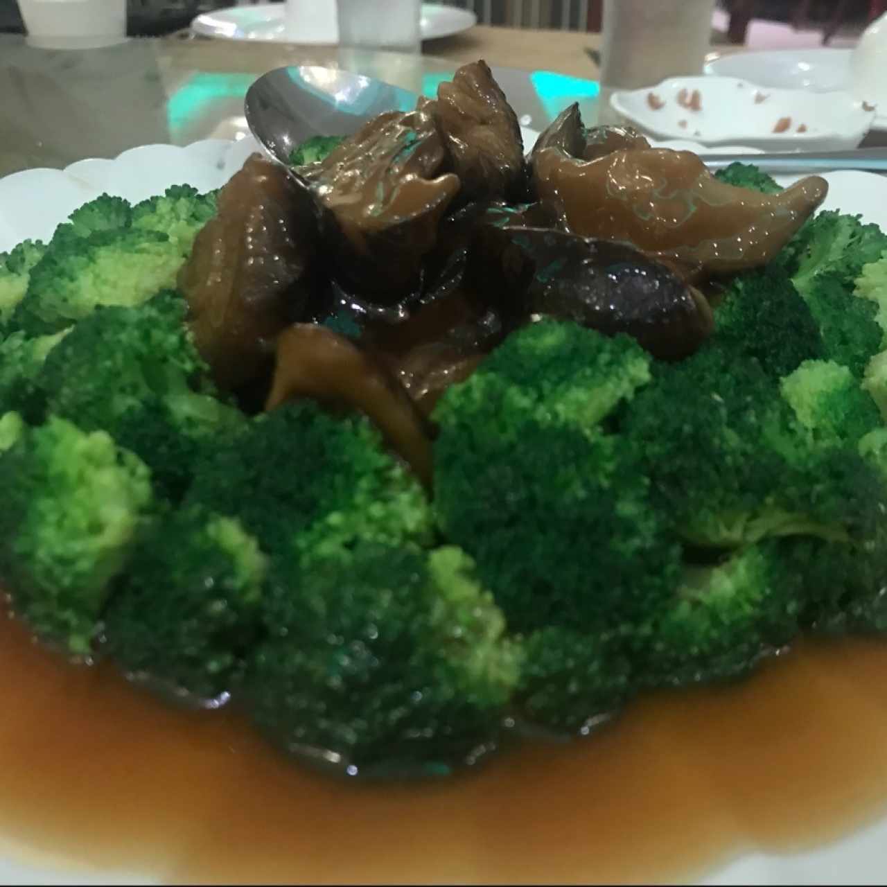 brocoli con hongos 