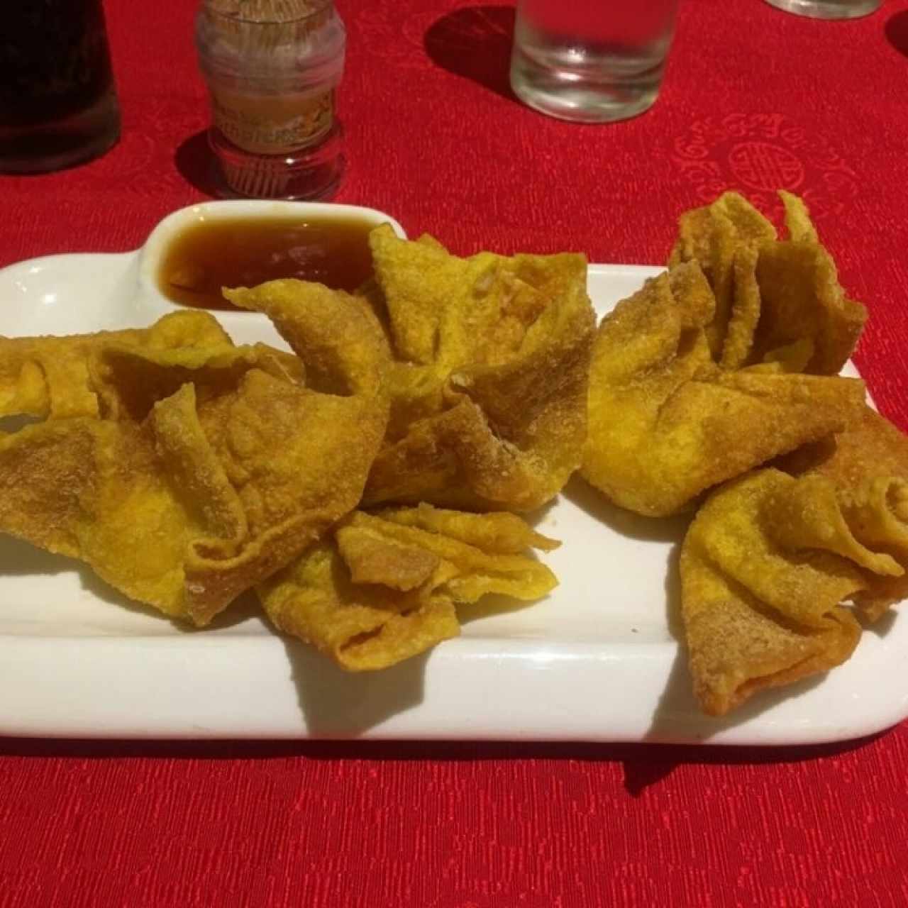 Wanton Frito de camarones