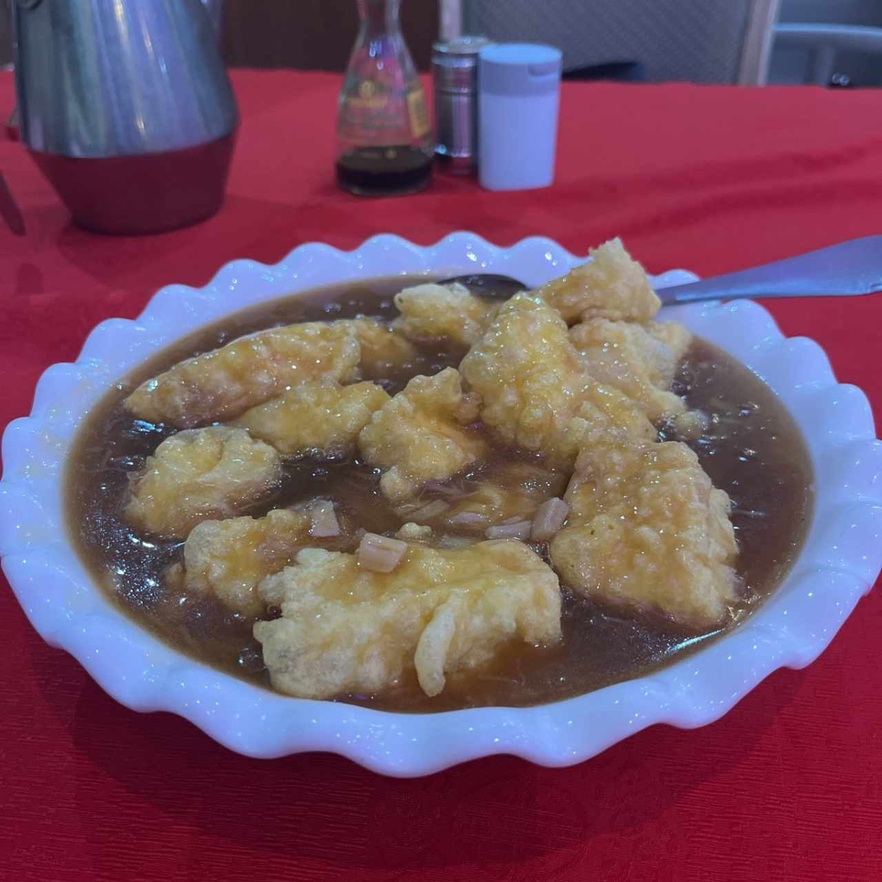 Tofu en salsa de conchuela