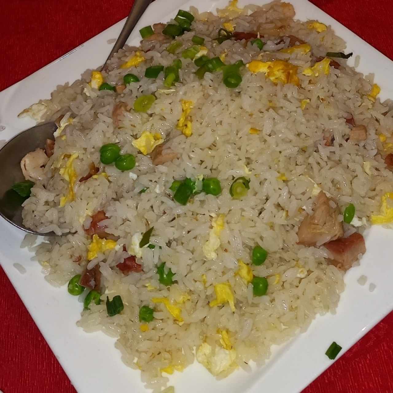 Arroz combinación estilo chino