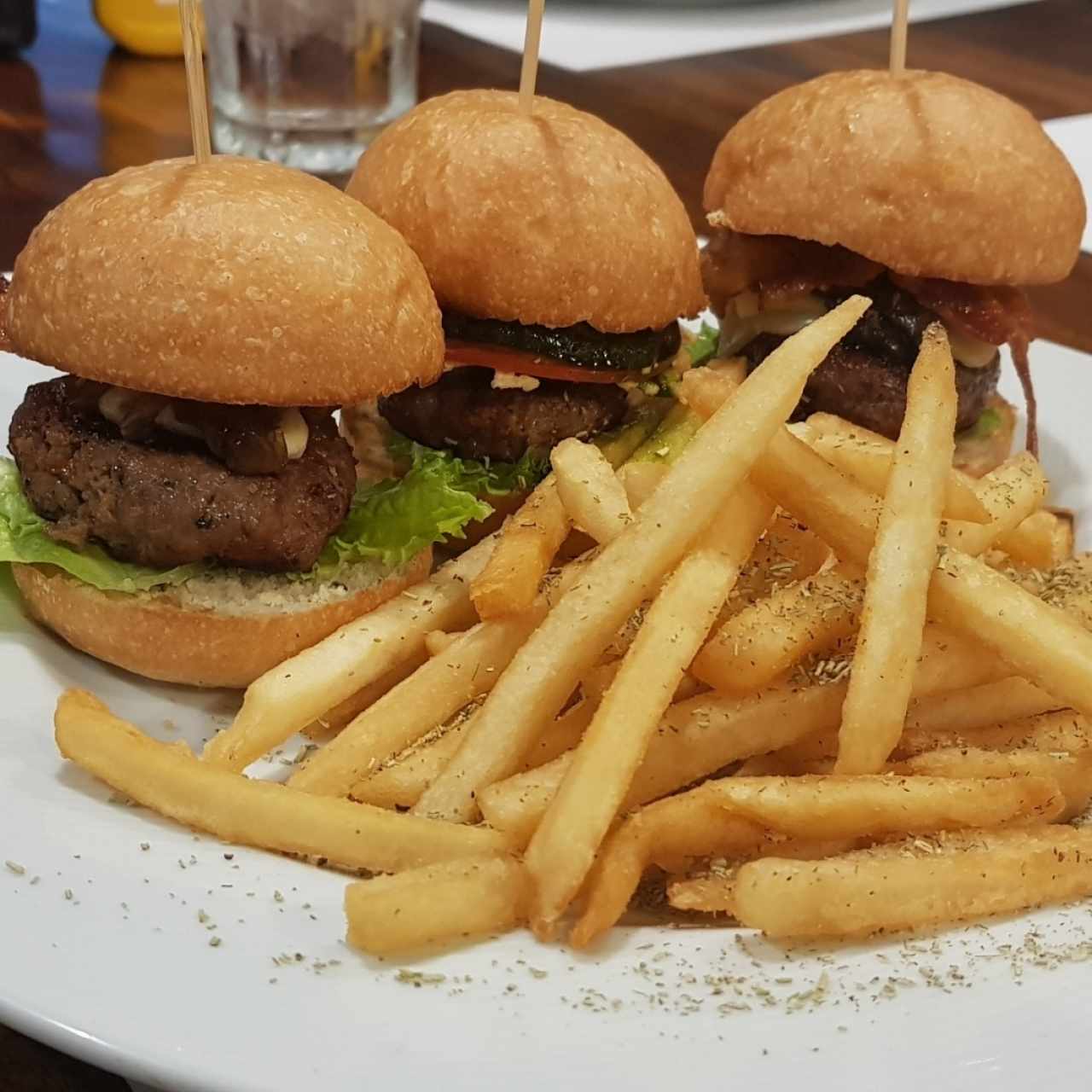 Trio de Hamburguesas! 