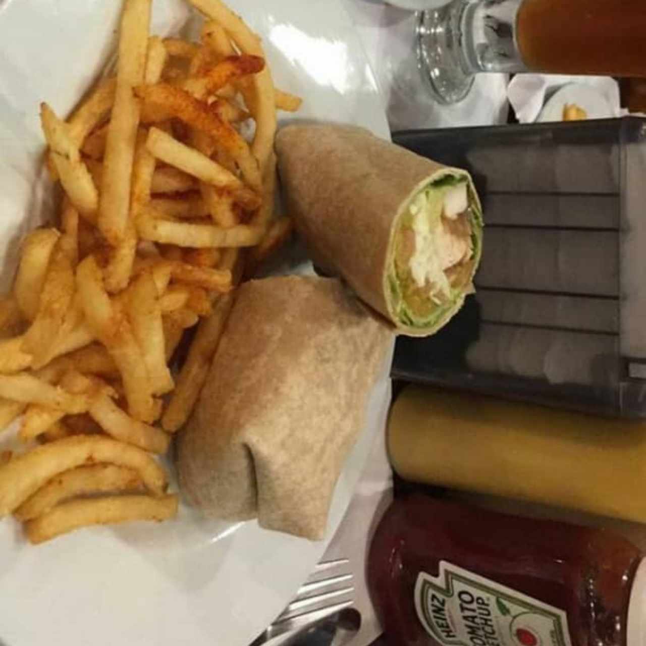 wrap de pollo