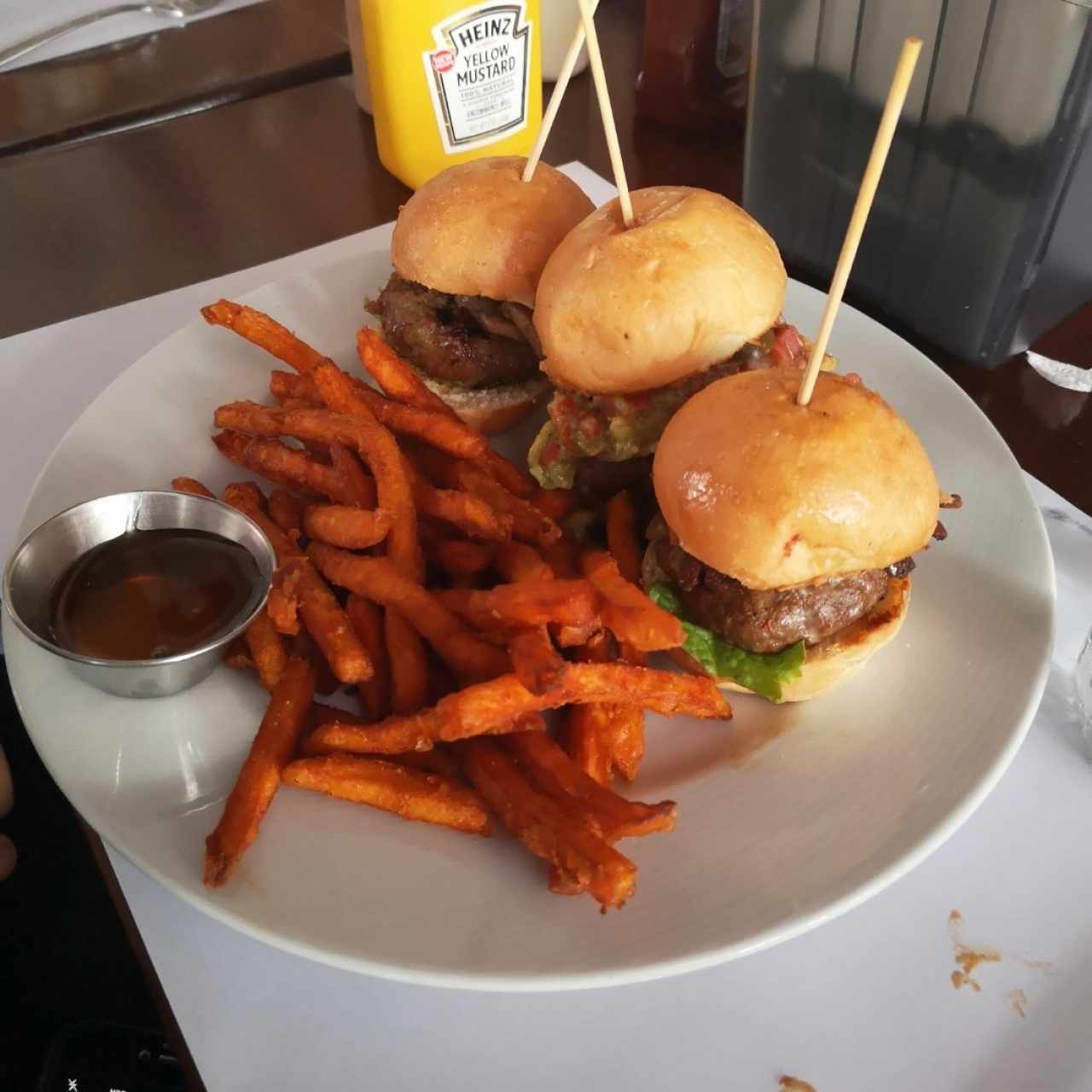 mini Burgers con sweet potatos