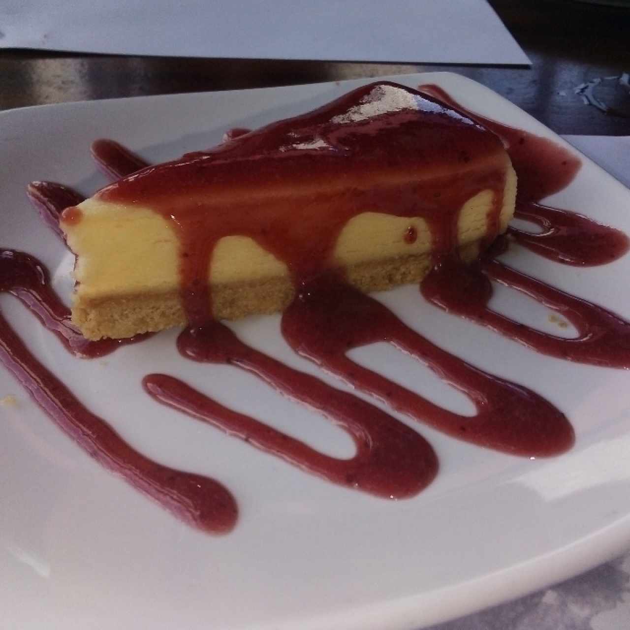 Cheesecake de fresas: muy bueno