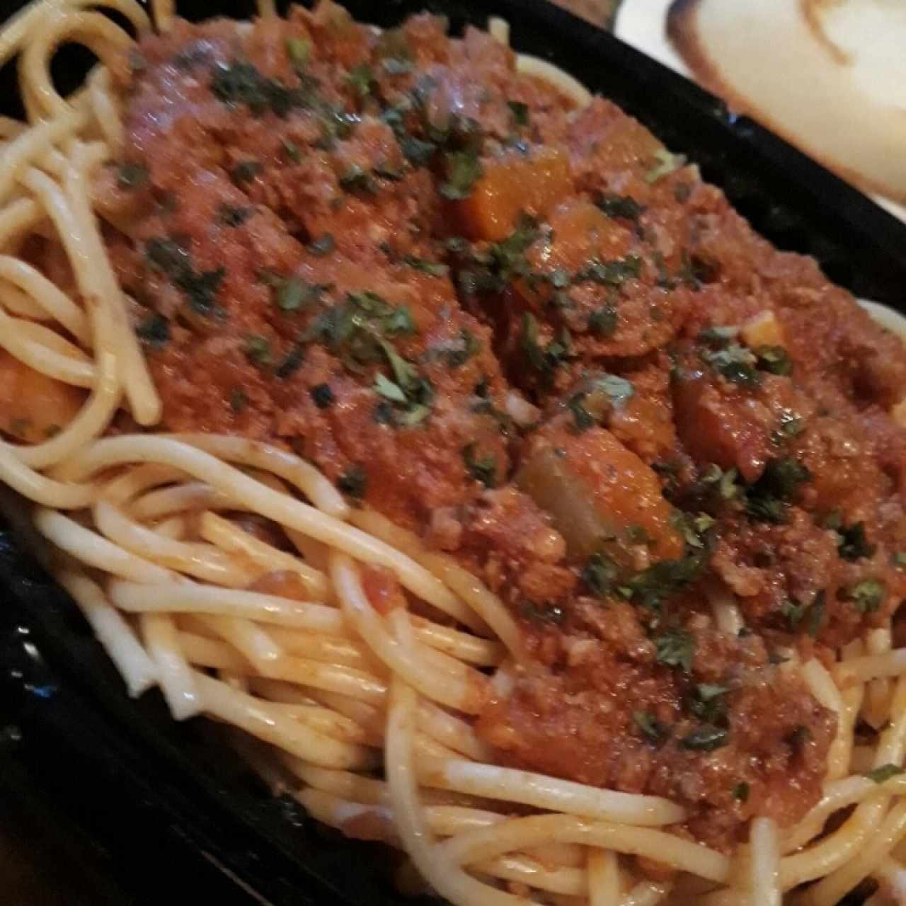 spaguetti con bologñesa