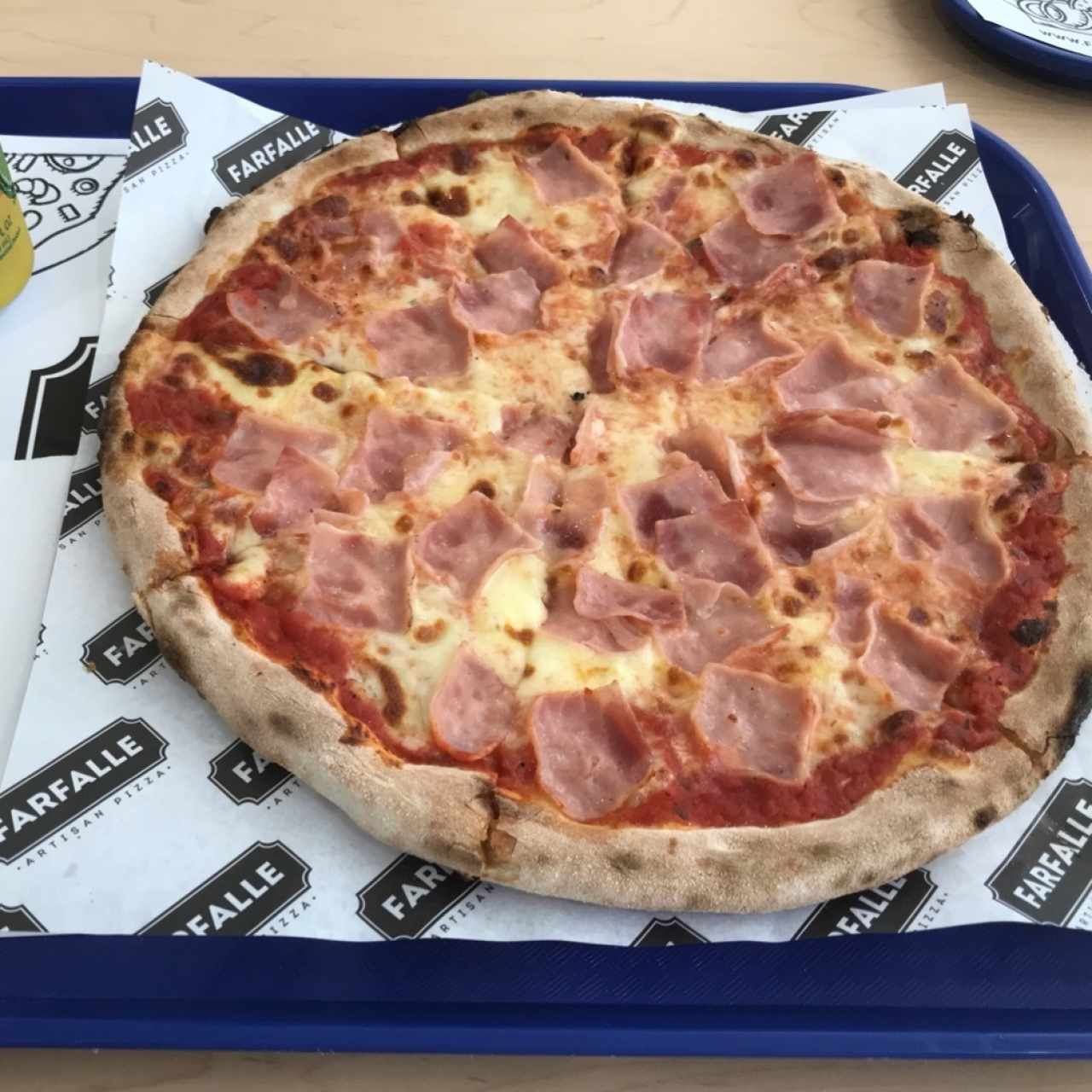 Pizza de jamón