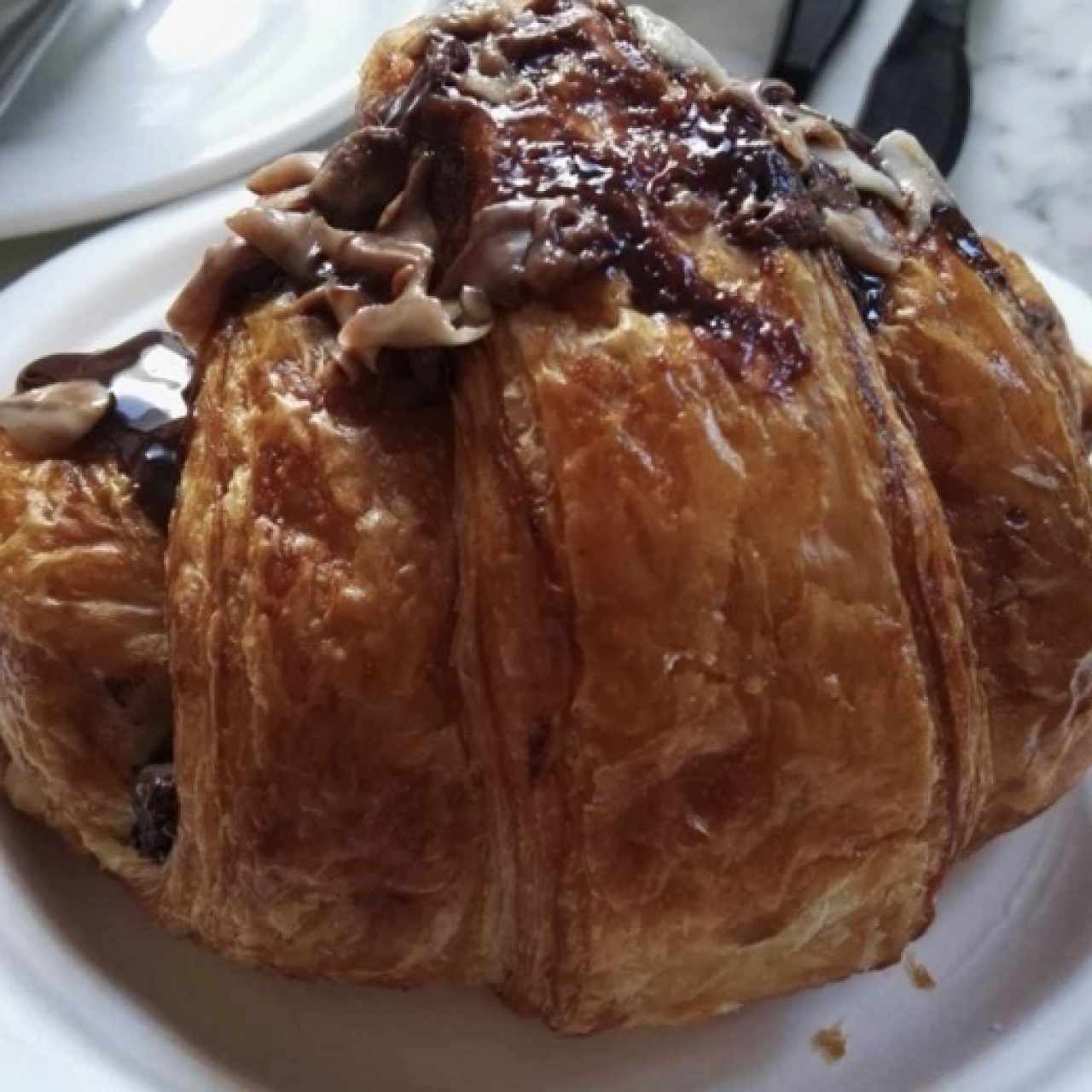 Croissant de chocolate