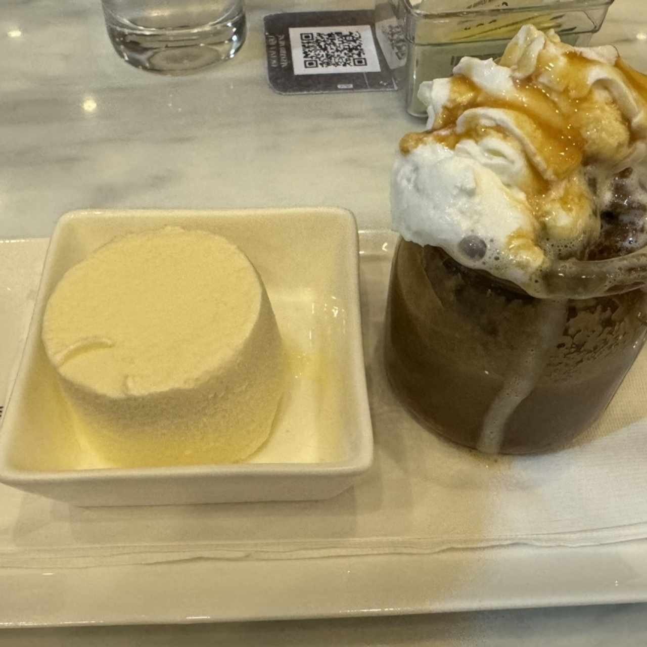 Volcán dulce de leche