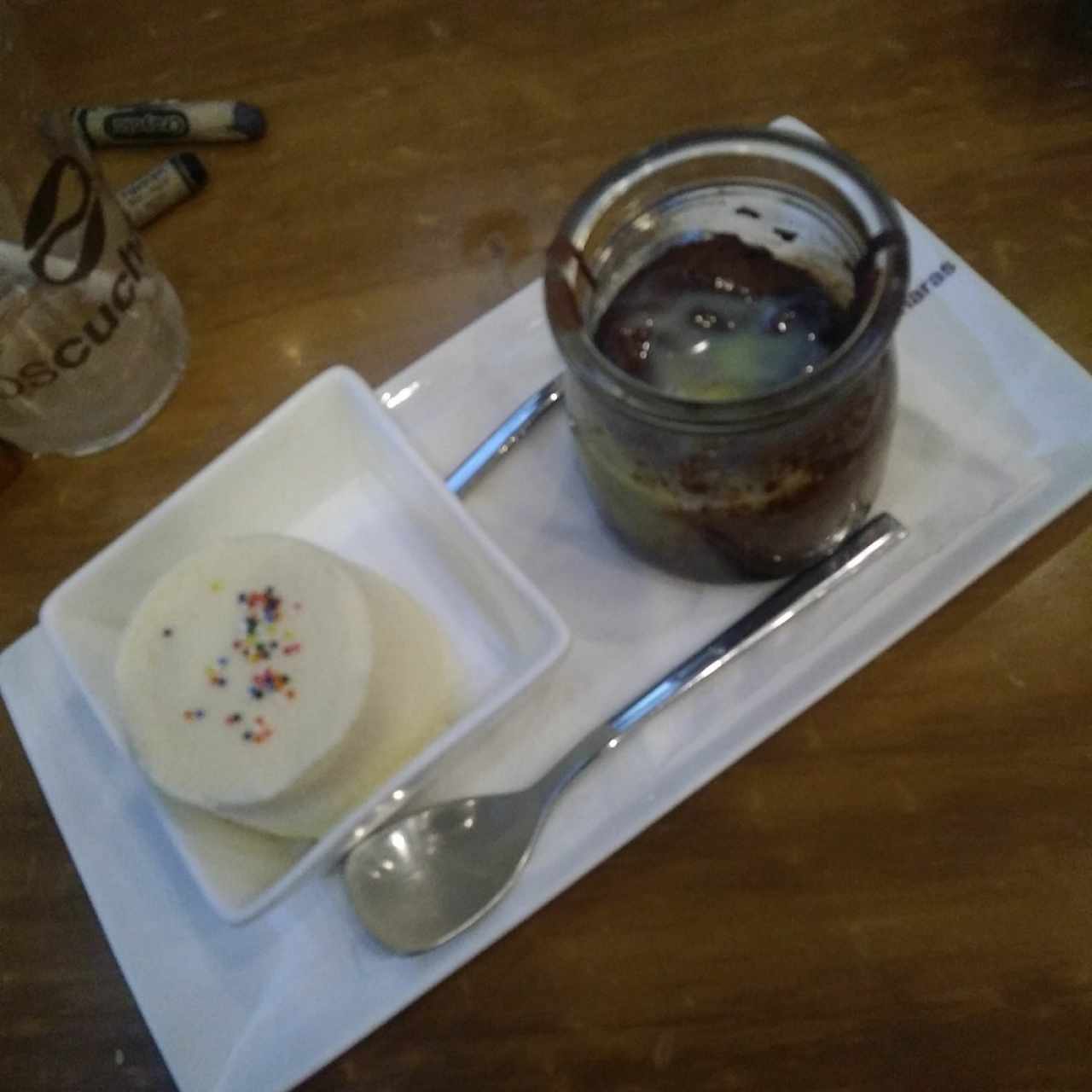 volcán de chocolate con helado