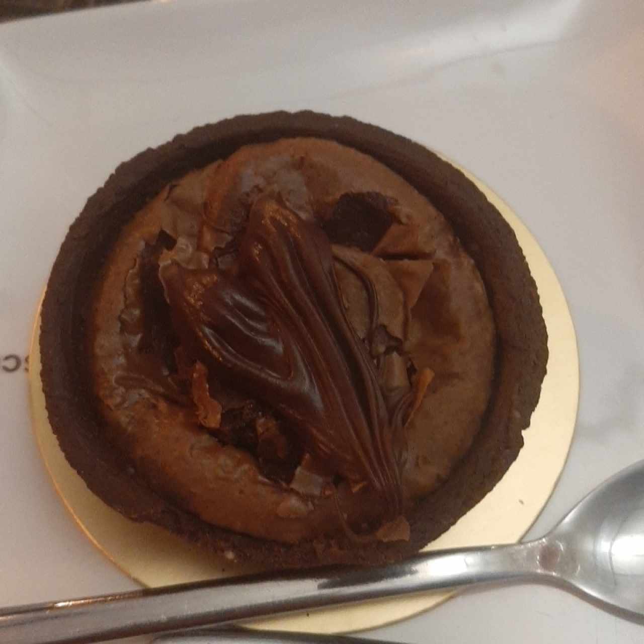 tartaleta de chocolate