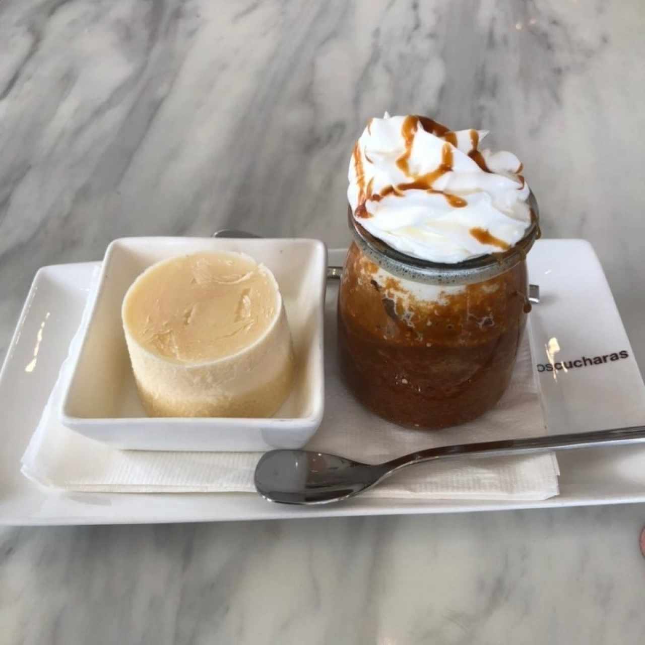 Volcán dulce de leche